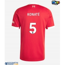 Moški Nogometni dresi Liverpool Ibrahima Konate #5 Domači 2025-26 Kratek Rokav